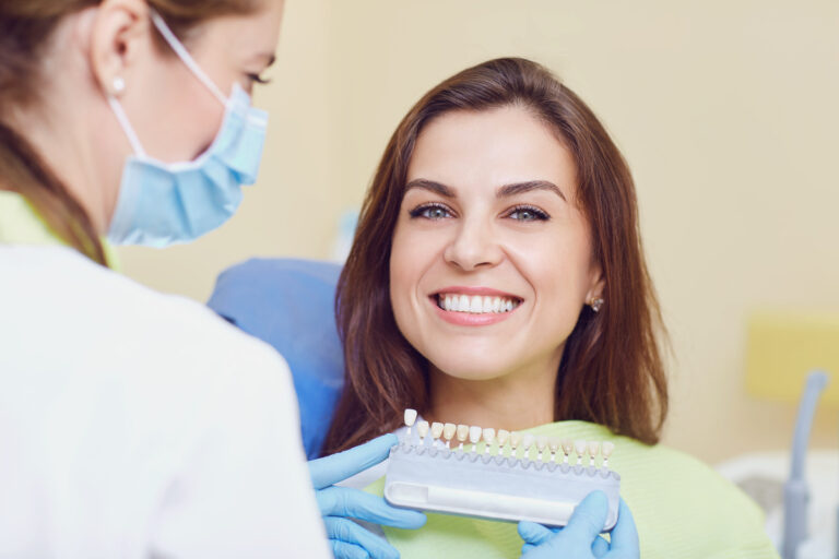 Teeth whitening dental clinic.